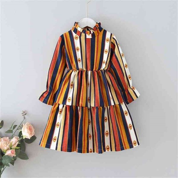 gooporson fall little girls costume stripes flower long sleeve princess dress vestidos baby children clothes fashion outfits 210715, Red;yellow
gooporson fall little girls costume stripes flower long sleeve princess dress vestidos baby children clothes fashion outfits 210715, Red;yellow