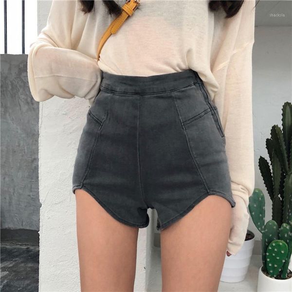 women slim high waist jeans denim tap short shorts tight a side button women's, White;black
women slim high waist jeans denim tap short shorts tight a side button women's, White;black