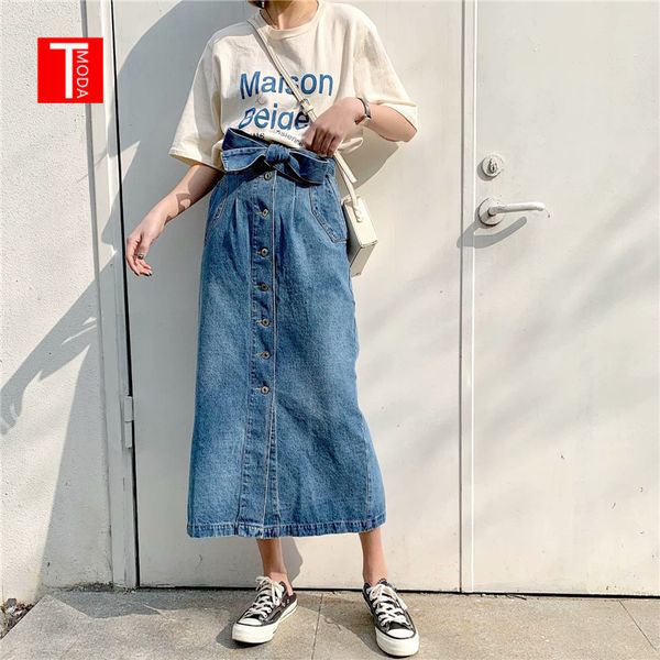 skirts autumn womens denim casual single breasted drawstring korean slim fit long a-line plus size wt5n, Black
skirts autumn womens denim casual single breasted drawstring korean slim fit long a-line plus size wt5n, Black