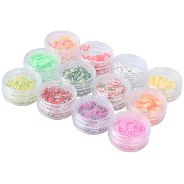 nail gel 1 set slice fruit clay making supply art series 12 kinds of boxed slices diy decoration(fruit), Red;pink
nail gel 1 set slice fruit clay making supply art series 12 kinds of boxed slices diy decoration(fruit), Red;pink
