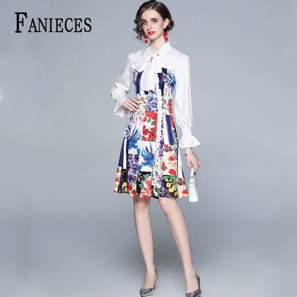 elegant v-neck a-line dress women long sleeve shirt office lady high waist knee-length short es vestido de mujer 210520, Black;gray 
elegant v-neck a-line dress women long sleeve shirt office lady high waist knee-length short es vestido de mujer 210520, Black;gray