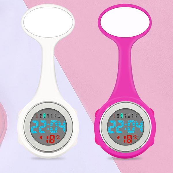 silicone digital nurse watch fob pocket clock with clip doctor timepiece brooch lapel medical, Slivery;golden
silicone digital nurse watch fob pocket clock with clip doctor timepiece brooch lapel medical, Slivery;golden