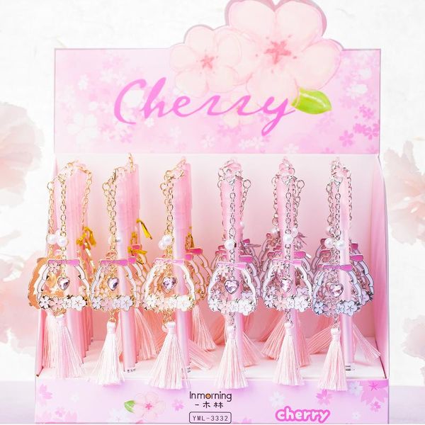 gel pens 36 pcs/lot kawaii sakura tassel pendant pen cute 0.5mm black ink signature promotional gift stationery school supplies
gel pens 36 pcs/lot kawaii sakura tassel pendant pen cute 0.5mm black ink signature promotional gift stationery school supplies