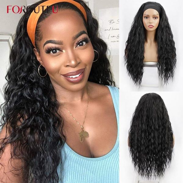 synthetic headband wigs for black women water wave long afro curly wig with hair heat resisitant
synthetic headband wigs for black women water wave long afro curly wig with hair heat resisitant