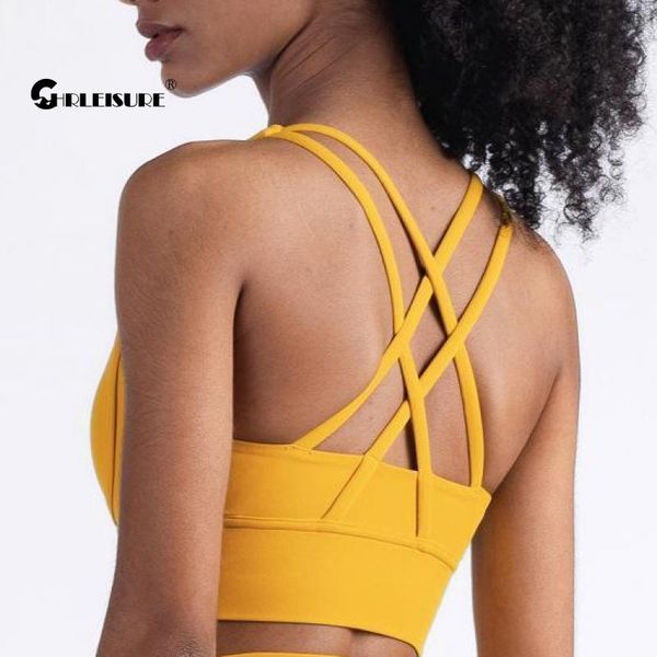yoga outfit chrleisure no rims padded workout naked feel gym sports bra women athletic fitness underwear support shockproof push up
yoga outfit chrleisure no rims padded workout naked feel gym sports bra women athletic fitness underwear support shockproof push up