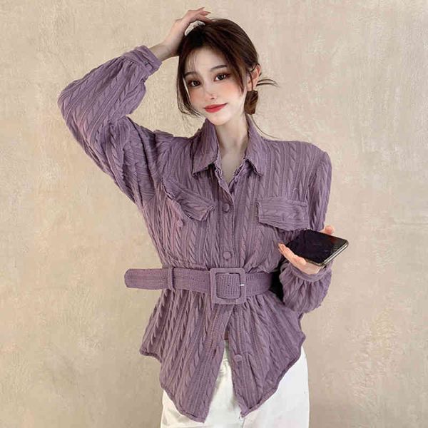 women's blouses & shirts light mature goddess shirt, feminine design belt decoration, spring and fall, versatile, long sleeve, waist g, White
women's blouses & shirts light mature goddess shirt, feminine design belt decoration, spring and fall, versatile, long sleeve, waist g, White