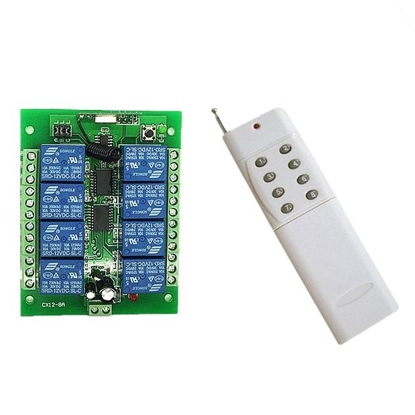 smart home control dc 12v 24v 8 ch 10a rf wireless remote switch system transmitter and receiver/lamp/garage door/shutters/ window
smart home control dc 12v 24v 8 ch 10a rf wireless remote switch system transmitter and receiver/lamp/garage door/shutters/ window