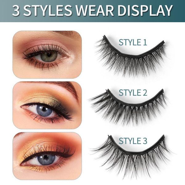 false eyelashes 3/5 pairs of thick curling magnetic mixed magnet fake lashes natural glue-eye makeup
false eyelashes 3/5 pairs of thick curling magnetic mixed magnet fake lashes natural glue-eye makeup