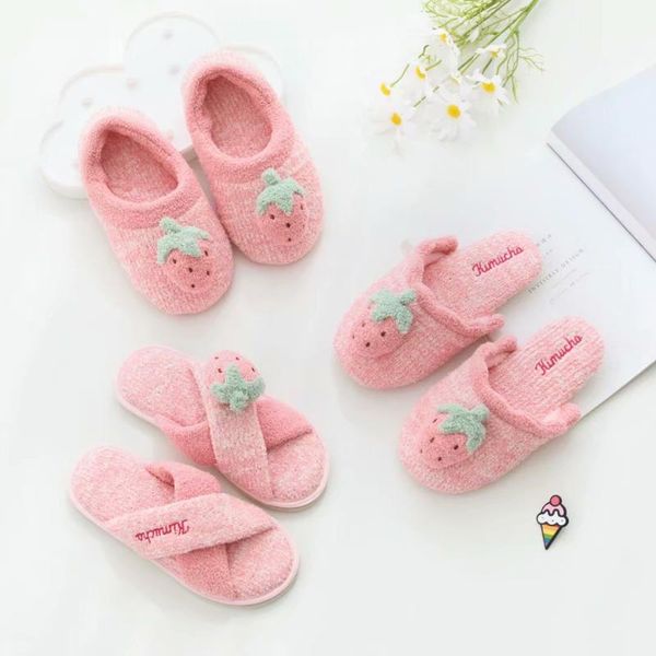 slippers autumn/winter cute cartoon 3d strawberry plush ladies shoes indoor floor maomao cotton for home use, Black
slippers autumn/winter cute cartoon 3d strawberry plush ladies shoes indoor floor maomao cotton for home use, Black