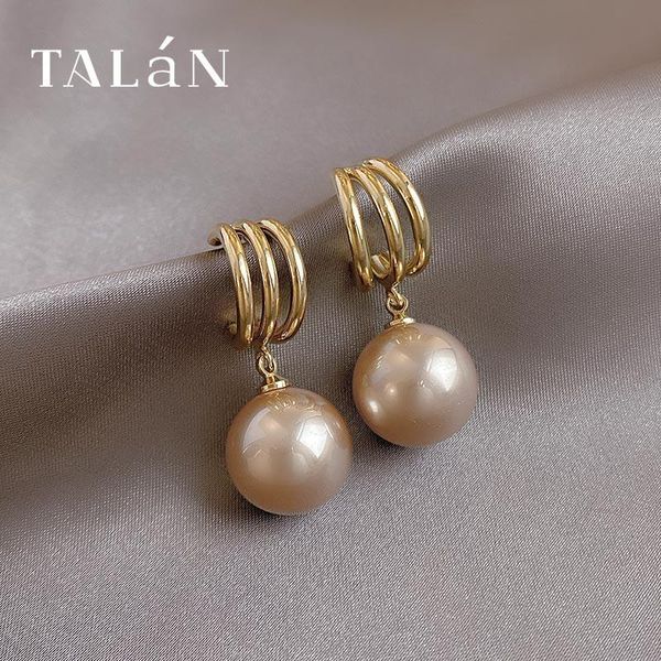 hoop & huggie light luxury champagne gold imitation pearl pendant earrings for women fashion three-layer semi-curved 2021, Golden;silver
hoop & huggie light luxury champagne gold imitation pearl pendant earrings for women fashion three-layer semi-curved 2021, Golden;silver