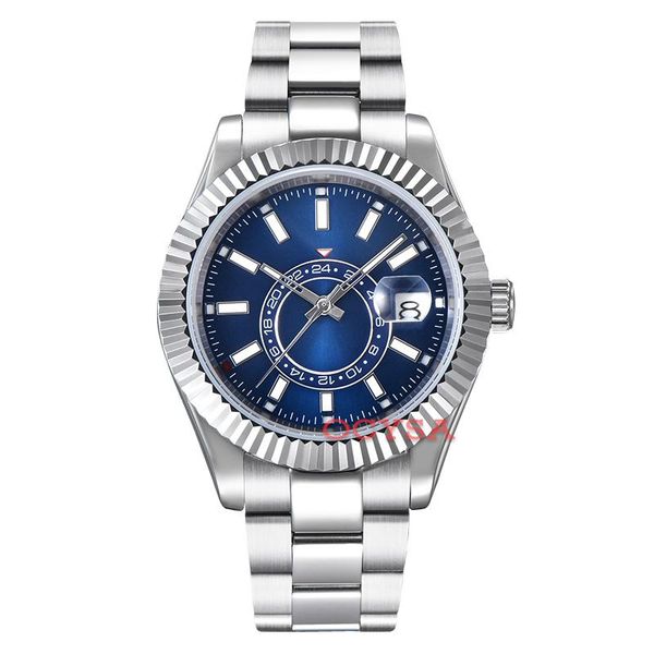 wristwatches fashion 40mm stainless steel case automatic sports mens watches blue sterile dial luminous machinery men's watch, Slivery;brown
wristwatches fashion 40mm stainless steel case automatic sports mens watches blue sterile dial luminous machinery men's watch, Slivery;brown