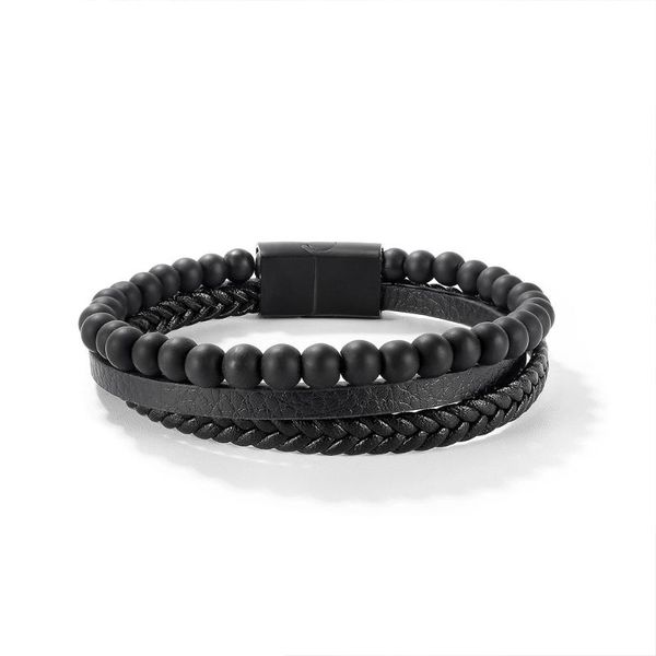 bangle 2021 men trend hand-woven multi-layer combination accessory titanium steel leather wrist bracelet fashion man jewelry, Black
bangle 2021 men trend hand-woven multi-layer combination accessory titanium steel leather wrist bracelet fashion man jewelry, Black