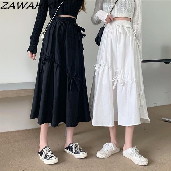 skirts zawahiki korean fashion casual women's spring 2021 high waist bow design solid a-line all-match mid-calf, Black
skirts zawahiki korean fashion casual women's spring 2021 high waist bow design solid a-line all-match mid-calf, Black