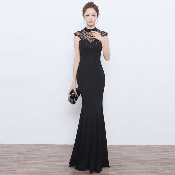 luxury evening dress evening 1445# autumn banquet long fishtail female slimming host black slim skirt, Black;gray
luxury evening dress evening 1445# autumn banquet long fishtail female slimming host black slim skirt, Black;gray