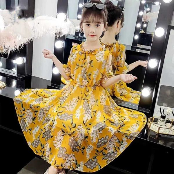 2021 girls dresses new summer 8 casual chiffon dress girls party princess dresses 12 children's clothing 10 little girls clothes, Red;yellow
2021 girls dresses new summer 8 casual chiffon dress girls party princess dresses 12 children's clothing 10 little girls clothes, Red;yellow