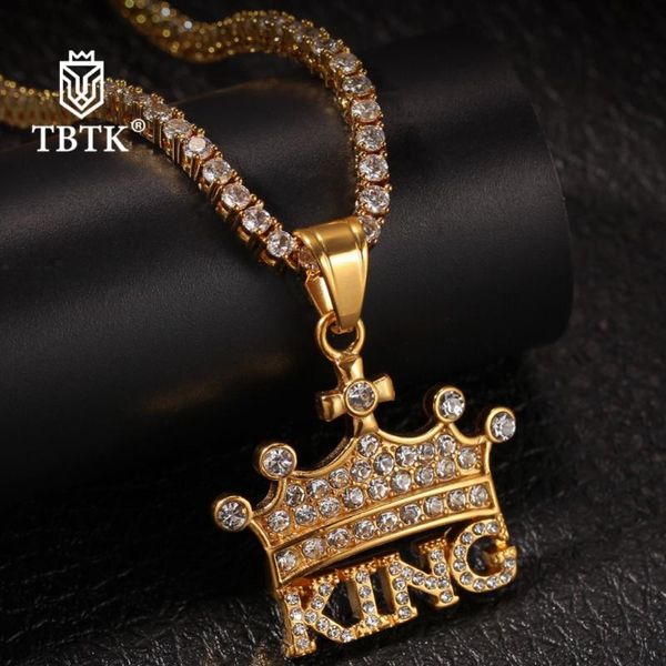 pendant necklaces tbtk crown king statement paved bling crystal rhinestones trendy retro punk style jewelry gold necklace men, Silver
pendant necklaces tbtk crown king statement paved bling crystal rhinestones trendy retro punk style jewelry gold necklace men, Silver