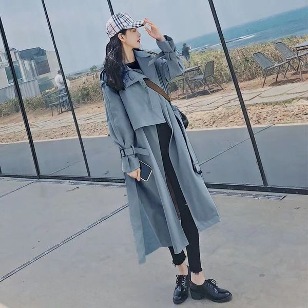women's trench coats 2021 autumn women windbreaker elegant vintage open stitch with belted office lady long coat female chic outerwear, Tan;black
women's trench coats 2021 autumn women windbreaker elegant vintage open stitch with belted office lady long coat female chic outerwear, Tan;black