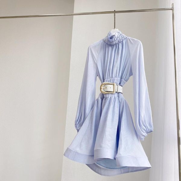 casual dresses blue linen dress women light backless empire long lantern sleeve turtleneck sashes vestido, Black;gray
casual dresses blue linen dress women light backless empire long lantern sleeve turtleneck sashes vestido, Black;gray