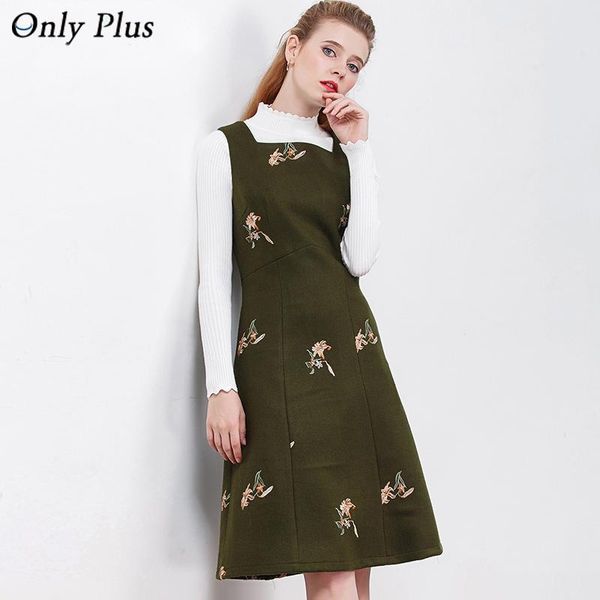 winter woolen women's vest dresses embroidered slim fashion sleeveless gray dress braces female vestidos casual, Black;gray
winter woolen women's vest dresses embroidered slim fashion sleeveless gray dress braces female vestidos casual, Black;gray
