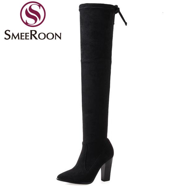 boots smeeroon thigh high zipper winter heels over the knee leisure women's shoes ajr0, Black
boots smeeroon thigh high zipper winter heels over the knee leisure women's shoes ajr0, Black