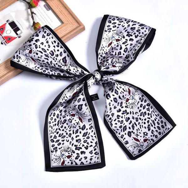 scarves leopard silk scarf fashion print winter long neckerchief personality multicolor ladies headband bandana bag decoration, Blue;gray
scarves leopard silk scarf fashion print winter long neckerchief personality multicolor ladies headband bandana bag decoration, Blue;gray
