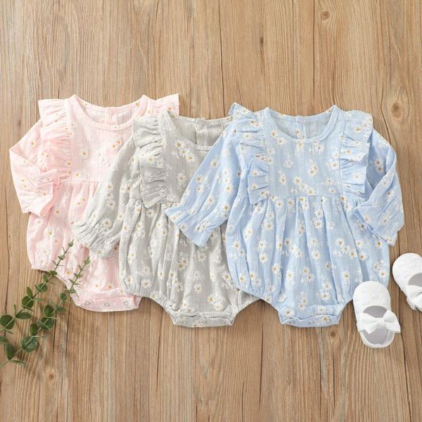 rompers romper baby girls casual long sleeve jumpsuits fashion little daisy jacquard ruffles triangle born clothes, Blue
rompers romper baby girls casual long sleeve jumpsuits fashion little daisy jacquard ruffles triangle born clothes, Blue