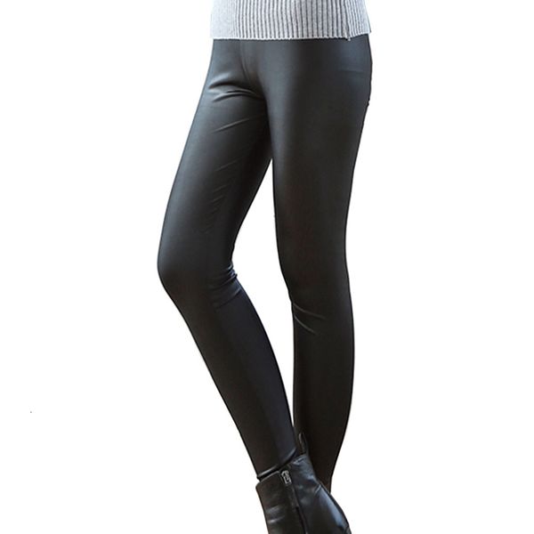 women's pants & capris fashion black faux leather leggings slim shiny workout long trousers summer koe3, Black;white
women's pants & capris fashion black faux leather leggings slim shiny workout long trousers summer koe3, Black;white