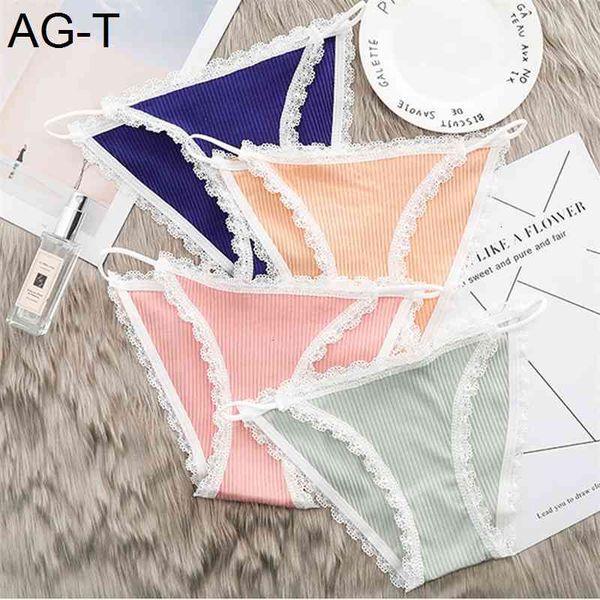 lace side screw thread cotton underwear briefs comfortable panties women striped thin belt underpants, Black;pink
lace side screw thread cotton underwear briefs comfortable panties women striped thin belt underpants, Black;pink