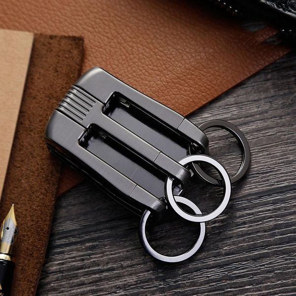 keychains 3 loops waist hanging keychain through belt car key chain holder sleutelhanger llaveros hombre, Silver
keychains 3 loops waist hanging keychain through belt car key chain holder sleutelhanger llaveros hombre, Silver