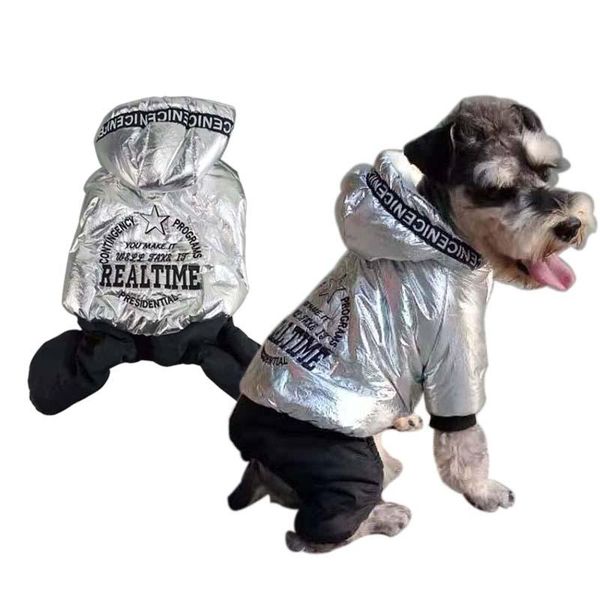 dog apparel silver jumpsuit for dogs thick pet hoodie parka winter clothes warm four legs overalls small puppy schnauzer 10a
dog apparel silver jumpsuit for dogs thick pet hoodie parka winter clothes warm four legs overalls small puppy schnauzer 10a