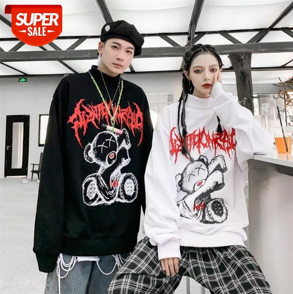 street fashion loose casual long t-shirt hip-hop high bear graffiti print pullover sweater men #qb4v, Black
street fashion loose casual long t-shirt hip-hop high bear graffiti print pullover sweater men #qb4v, Black