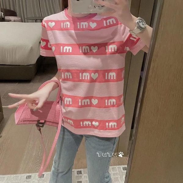 age-reducing color matching love letter jacquard knit short sleeve jacket women's t-shirt, White
age-reducing color matching love letter jacquard knit short sleeve jacket women's t-shirt, White