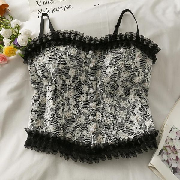 women's tanks & camis sweet lace strap crop women korean elastic ruched summer sleeveless off shoulder short camisole, White
women's tanks & camis sweet lace strap crop women korean elastic ruched summer sleeveless off shoulder short camisole, White
