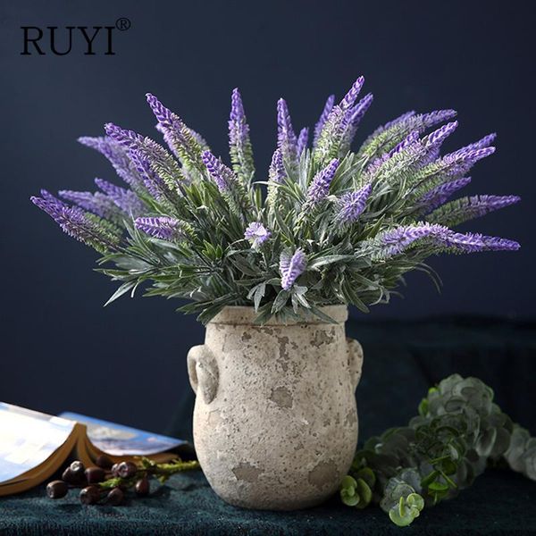 decorative flowers & wreaths simulation 5 fork lavender plastic flower artificial plants wedding christmas decor home balcony scene layout p
decorative flowers & wreaths simulation 5 fork lavender plastic flower artificial plants wedding christmas decor home balcony scene layout p