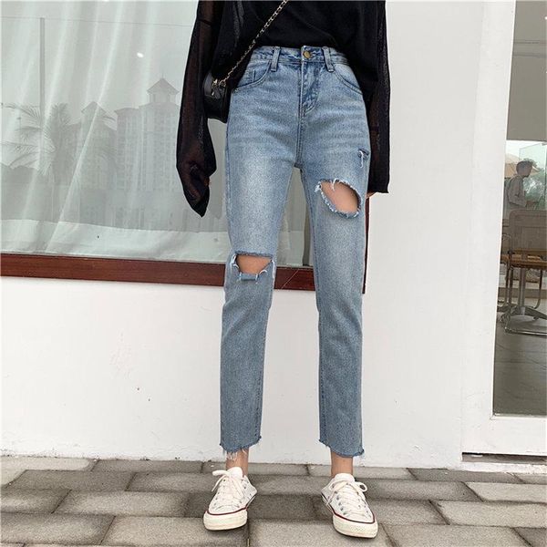 hzirip high waist summer casual street slim ankle length blue fresh pants slender female loose women jeans denim hole women's
hzirip high waist summer casual street slim ankle length blue fresh pants slender female loose women jeans denim hole women's