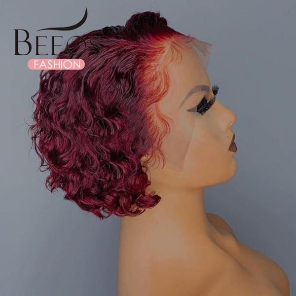 burgundy short bob pixie cut wig lace for women 99jred curly human hair bleached knots part baby 180 remy wigs, Black;brown
burgundy short bob pixie cut wig lace for women 99jred curly human hair bleached knots part baby 180 remy wigs, Black;brown