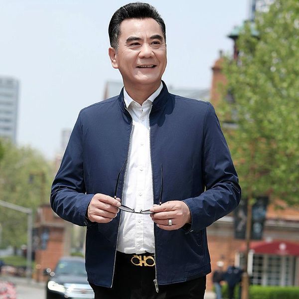 men's jackets dad autumn jacket loose casual middle aged and old spring collar, Black;brown
men's jackets dad autumn jacket loose casual middle aged and old spring collar, Black;brown