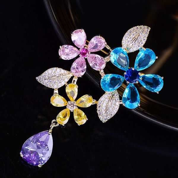 dangle & chandelier colorful cubic zirconia flower corsage fashion wedding jewelry romantic sweet gifts for birthday women luxury party broo, Silver
dangle & chandelier colorful cubic zirconia flower corsage fashion wedding jewelry romantic sweet gifts for birthday women luxury party broo, Silver