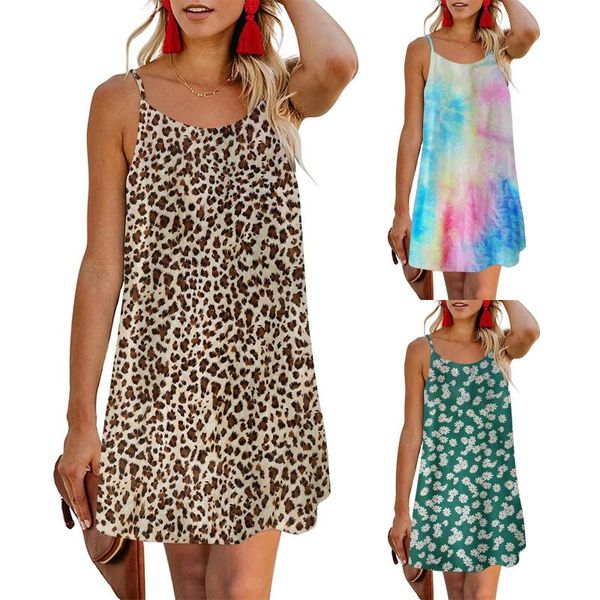casual dresses boho spaghetti strap dress women summer floral print loose beach sling sleeveless big swing mini plus size, Black;gray
casual dresses boho spaghetti strap dress women summer floral print loose beach sling sleeveless big swing mini plus size, Black;gray