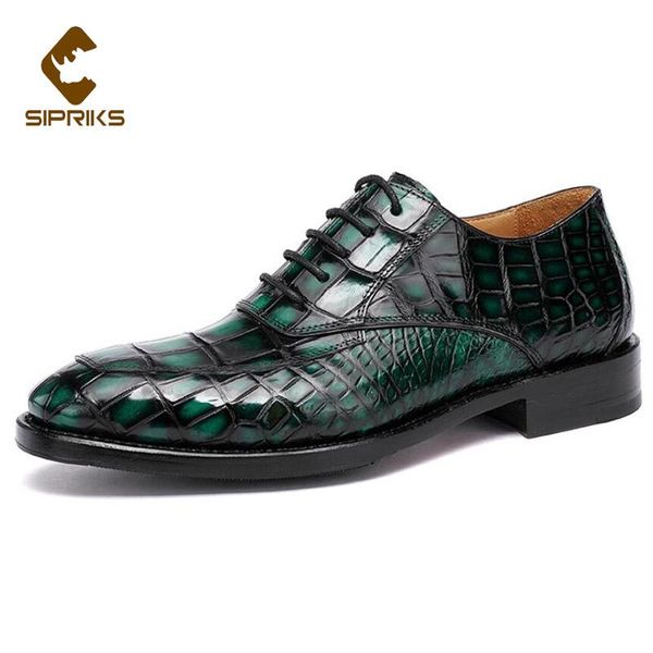sipriks green crocodile skin dress oxofrds shoes of men luxury handmade goodyear welted wedding gents suits formal 46, Black
sipriks green crocodile skin dress oxofrds shoes of men luxury handmade goodyear welted wedding gents suits formal 46, Black