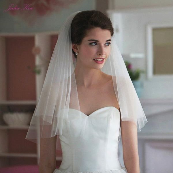 bridal veils julia kui elegant plain yarn wedding veil ivory and white color with comb simple, Black
bridal veils julia kui elegant plain yarn wedding veil ivory and white color with comb simple, Black