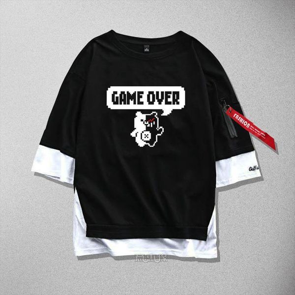 danganronpa cosplay dangan ronpa mens t shirt monokuma cotton ribbon men women op tees, White;black
danganronpa cosplay dangan ronpa mens t shirt monokuma cotton ribbon men women op tees, White;black