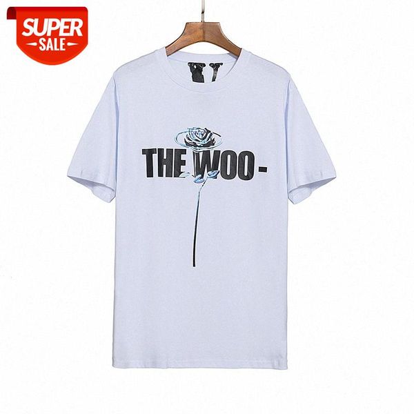 v@love rose flower big v round neck pullover short sleeve #j10i, White;black
v@love rose flower big v round neck pullover short sleeve #j10i, White;black