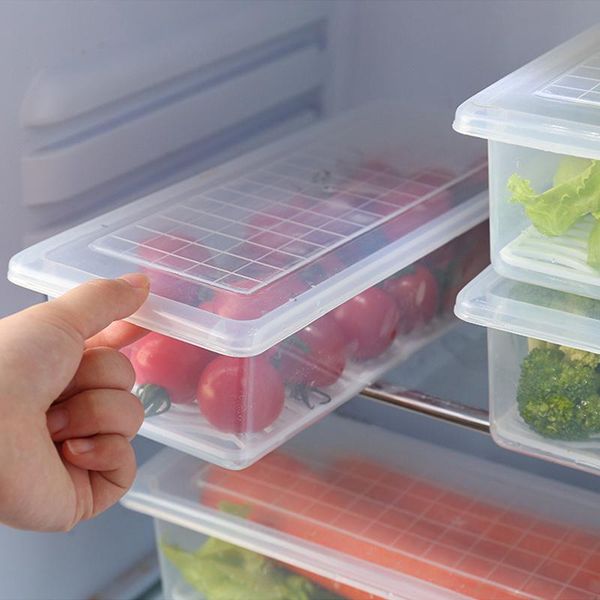storage bottles & jars kitchen refrigerator moisture-proof food preservation box with drain pad fresh-keeping household sealed
storage bottles & jars kitchen refrigerator moisture-proof food preservation box with drain pad fresh-keeping household sealed