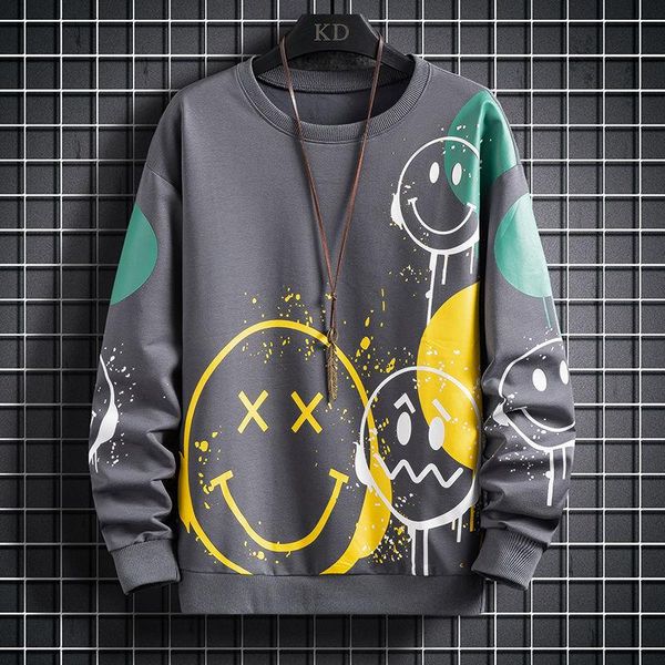 men's hoodies & sweatshirts chao brand round neck wear 2021 spring t-shirt bottom shirt youth clothes, Black
men's hoodies & sweatshirts chao brand round neck wear 2021 spring t-shirt bottom shirt youth clothes, Black