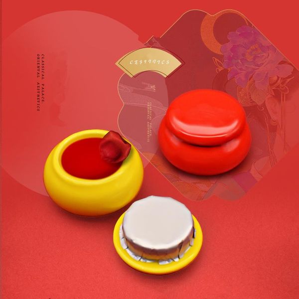 storage bottles & jars ceramic portable powder pot mini jar agarwood seal tin stone clam lipstick rouge tank
storage bottles & jars ceramic portable powder pot mini jar agarwood seal tin stone clam lipstick rouge tank