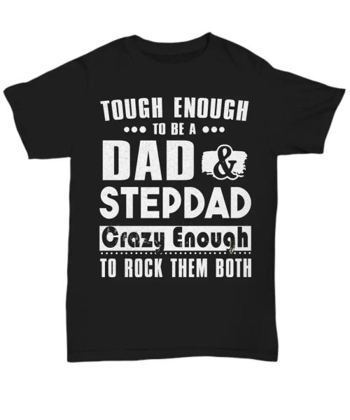 funny stepdad t-shirt for men stepfather tee gift dad stepdad rock the both, White;black
funny stepdad t-shirt for men stepfather tee gift dad stepdad rock the both, White;black