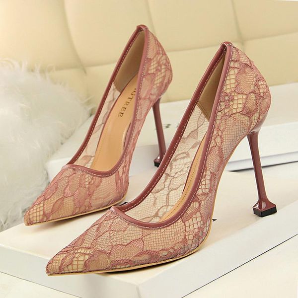 sweet women's shoes pumps for women elegant wedding on heels 10cm pointed toe stiletto high heel shoe party dress, Black
sweet women's shoes pumps for women elegant wedding on heels 10cm pointed toe stiletto high heel shoe party dress, Black
