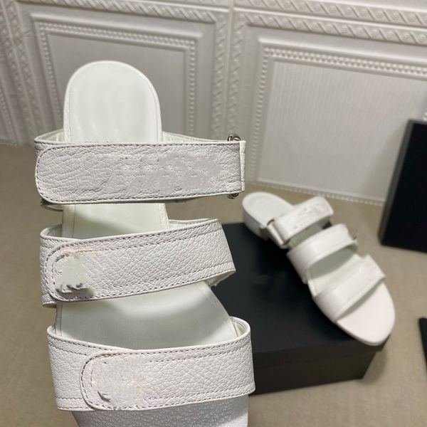2021 slippers flip flops summer scuffs luxury designer slides all-match personality heel flat velcro beach female thick bottom roman sandals, Black
2021 slippers flip flops summer scuffs luxury designer slides all-match personality heel flat velcro beach female thick bottom roman sandals, Black
