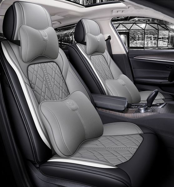 car accessory seat cover for sedan suv durable leather universal five seats set cushion including front and rear covers full covered gray de
car accessory seat cover for sedan suv durable leather universal five seats set cushion including front and rear covers full covered gray de
